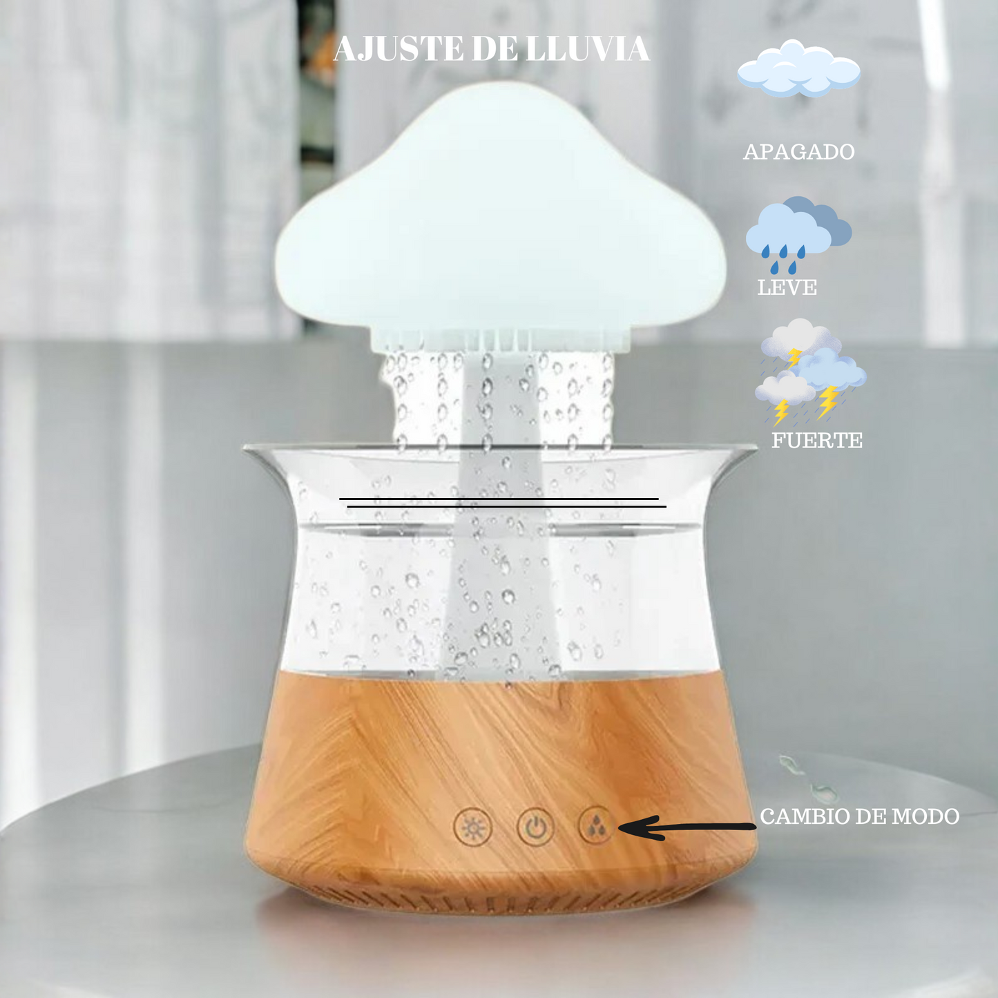 DORMINUBE EL HUMIDIFICADOR PARA DORMIR CON FORMA DE HONGO